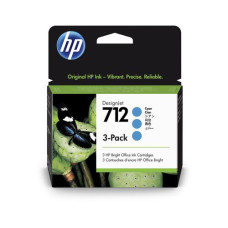 HP Tinte Nr. 712 (3ED77A) Cyan (3er-Pack)