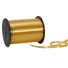 Spyk Geschenkband Poly Glatt 7 mm x 500 m, Gold