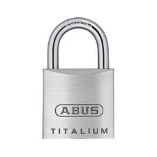 Abus Vorhängeschloss 64TI/25 Silber Aluminium