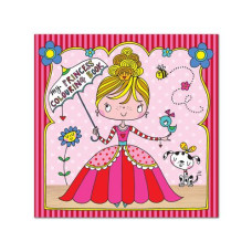Rachel Ellen Malbuch Prinzessin 20.5 x 20.5 cm Rachel Ellen Malbuch Prinzessin 20.5 x 20.5 cm