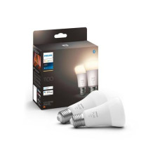 Philips Hue Leuchtmittel White, 9.5 W, E27, 2 Stück, Bluetooth