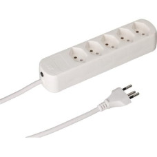 Max Hauri Steckdosenleiste Basic-Line, 5x T13, 5 m, Weiss Max Hauri Steckdosenleiste Basic-Line, 5x T13, 5 m, Weiss