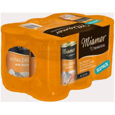 Miamor Katzen-Snack Dose Trinkfein Vitaldrink Huhn, 6 x 135 ml Miamor Katzen-Snack Dose Trinkfein Vitaldrink Huhn, 6 x 135 ml