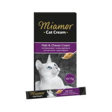 Miamor Katzen-Snack Malt-Cream Käse, 6 x 15 g Miamor Katzen-Snack Malt-Cream Käse, 6 x 15 g