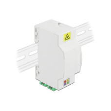 Delock LWL Anschlussdose für Hutschiene 4x SC/LC weiss