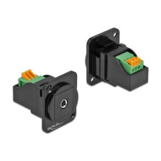 Delock Keystone-Modul D-Typ 3.5 mm Klinkenbuchse zu Terminalblock Delock Keystone-Modul D-Typ 3.5 mm Klinkenbuchse zu Terminalblock