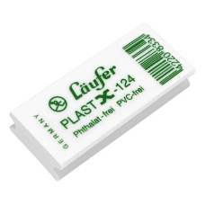 Läufer Radiergummi Plast X-124 46 x 20 x 9 mm, Weiss Läufer Radiergummi Plast X-124 46 x 20 x 9 mm, Weiss
