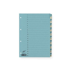 Büroline Register A4, 1 Reihe, 20 Tabs Blau/Beige