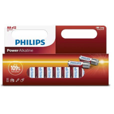 Philips Batterie Batterie Power Alkaline AA 12 Stück