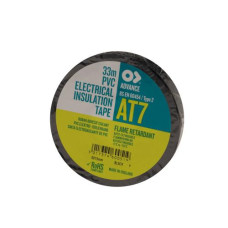Advance Isolierband AT7 19 mm x 33 m, Schwarz