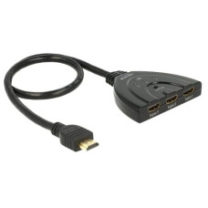 Delock Verteiler 3 Port HDMI Switch 4K/60Hz