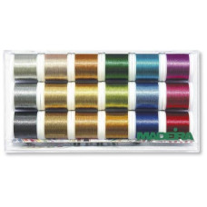 Madeira Näh- und Stickgarn Metallic Smooth Mehrfarbig Madeira Näh- und Stickgarn Metallic Smooth Mehrfarbig