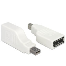 Delock Adapter Mini-Displayport - Displayport gedreht, Weiss Delock Adapter Mini-Displayport - Displayport gedreht, Weiss