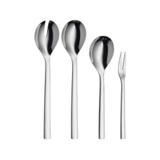 WMF Salatbesteck Nuova 4-teilig, Silber
