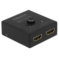 Delock Umschalter 2in-1Out, 1in-2out HDMI 4K/60Hz, Bidirektional