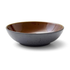 Bitz Salatschüssel 24 cm, Schwarz/Amber
