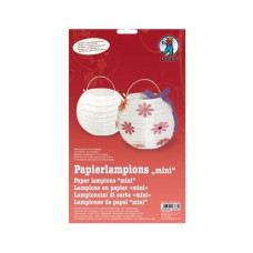 URSUS Lampion Ø 10 cm Weiss, 6 Stück