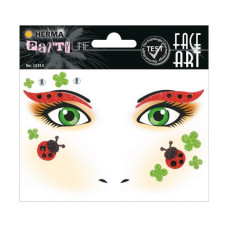 Herma Stickers Tattoos Face Art Marienkäfer, 1 Stück Herma Stickers Tattoos Face Art Marienkäfer, 1 Stück