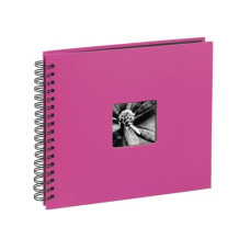 Hama Fotoalbum Fine Art 36 x 32 cm Pink, 50 schwarze Seiten