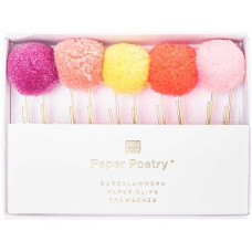 Rico Design Büroklammer Pompon 5 Stück Rico Design Büroklammer Pompon 5 Stück