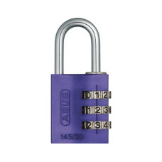 Abus Zahlenschloss 145/30 Lock-Tag Lila Aluminium