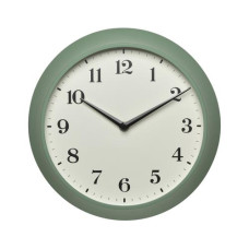 TFA Dostmann Funk-Wanduhr Retro Grün, Ø 27 cm