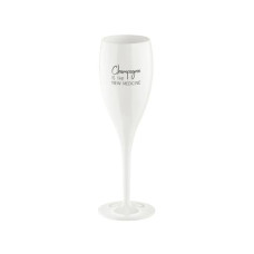 Koziol Sektglas Superglas Champagne is 100 ml, 1 Stück, Weiss Koziol Sektglas Superglas Champagne is 100 ml, 1 Stück, Weiss