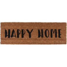 present time Fussmatte Happy Home Schwarz 75 cm x 26 cm