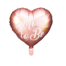 Partydeco Folienballon Mom to be Rosa