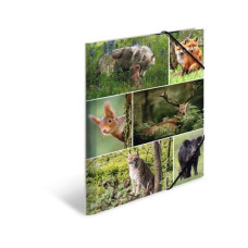 HERMA Gummibandmappe Waldtiere A4, Mehrfarbig HERMA Gummibandmappe Waldtiere A4, Mehrfarbig