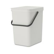 Brabantia Recyclingbehälter Sort & Go 25 l, Hellgrau