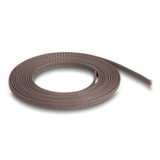 Delock Geflechtschlauch nagerfest, 2 m x 3 mm Braun Delock Geflechtschlauch nagerfest, 2 m x 3 mm Braun
