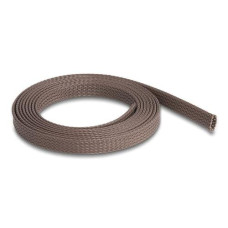 Delock Geflechtschlauch nagerfest, 2 m x 12 mm Braun Delock Geflechtschlauch nagerfest, 2 m x 12 mm Braun