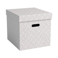 VON Archivschachtel Cube 29 l, 3 Stück, Weiss VON Archivschachtel Cube 29 l, 3 Stück, Weiss