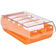 Biella Karteibox Bunny A8 100 Karten, Orange