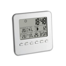 TFA Dostmann Wetterstation Quadro, Silber TFA Dostmann Wetterstation Quadro, Silber