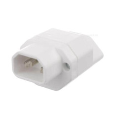 STEFFEN Adapterstecker C14 - T13 Weiss