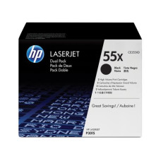 HP Toner Nr. 55X (CE255XD) Black (2er-Pack)