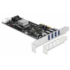 Delock PCI-Express-Karte USB 3.0 Typ-A - 4x Quad Channel