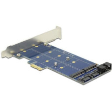 Delock Host Bus Adapter Controller PCI-Ex1 - M.2, 2Port