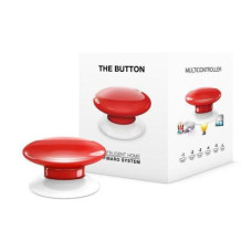 Fibaro Funk-Wandsender Z-Wave Button Rot