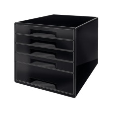Leitz Schubladenbox Wow Cube 5 Schwarz Leitz Schubladenbox Wow Cube 5 Schwarz