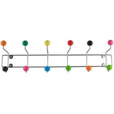 present time Garderobenleiste Saturnus 12 Haken, Mehrfarbig present time Garderobenleiste Saturnus 12 Haken, Mehrfarbig