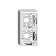 Feller EDIZIOdue Aufputzgehäuse 54 mm Grösse 1+1 Feller EDIZIOdue Aufputzgehäuse 54 mm Grösse 1+1