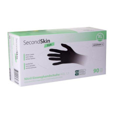 SecondSkin Einweghandschuh Nitril XL, Schwarz SecondSkin Einweghandschuh Nitril XL, Schwarz