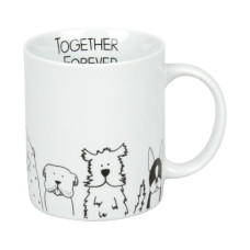 Könitz Universaltasse Funny Dogs 300 ml, 1 Stück, Weiss