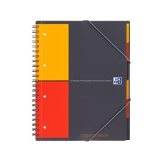 Oxford Notizheft International Organiserbook, A4 +, Kariert, Grau Oxford Notizheft International Organiserbook, A4 +, Kariert, Grau