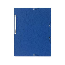 Exacompta Gummibandmappe A4 Blau, 250 Blatt Exacompta Gummibandmappe A4 Blau, 250 Blatt