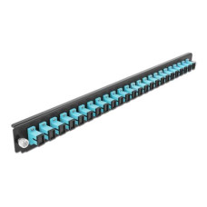 Delock Verteilerplatte Frontblende 24 Port SC Simplex aqua