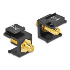 Delock Keystone-Modul RP-SMA Buchse auf RP-SMA Buchse 50 Ω